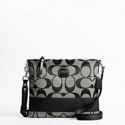 discount coach bags - 17435 black/gray